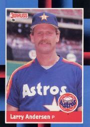1988 Donruss Baseball Cards    332     Larry Andersen